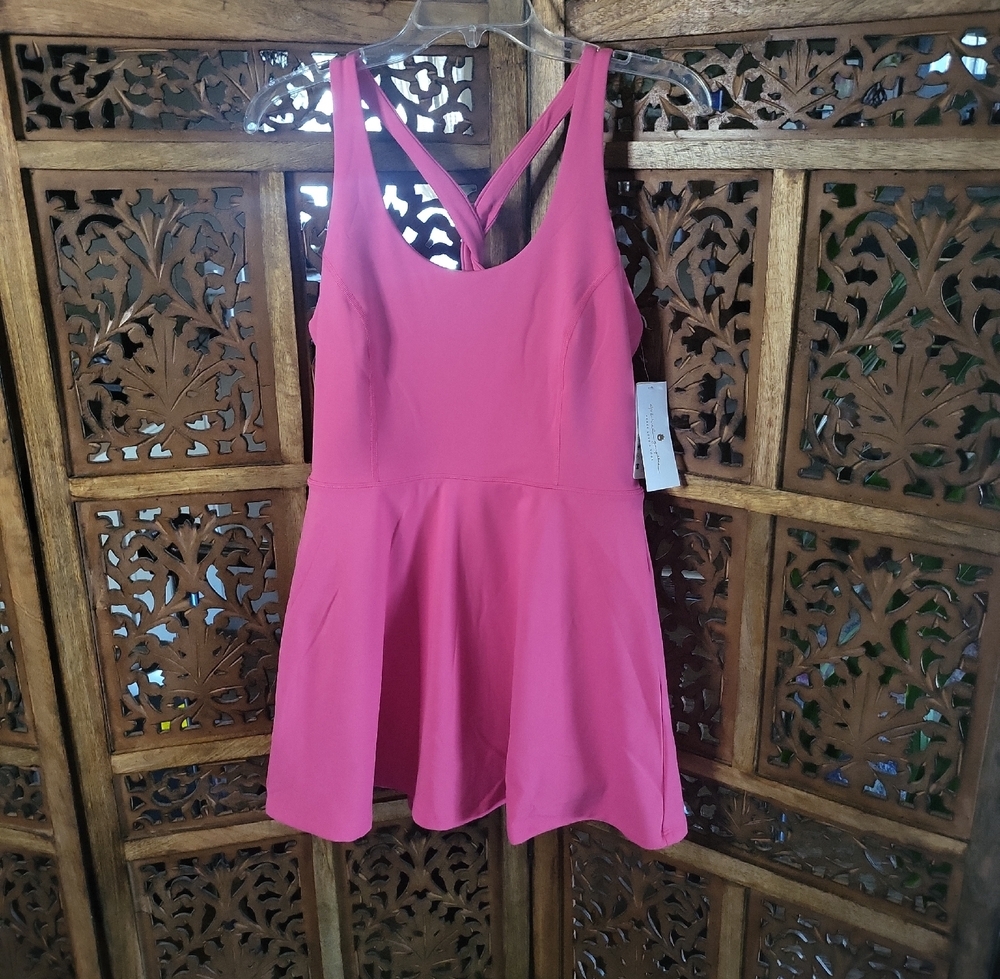 Spiritual Gangster Vibrant Pink Yoga Dress